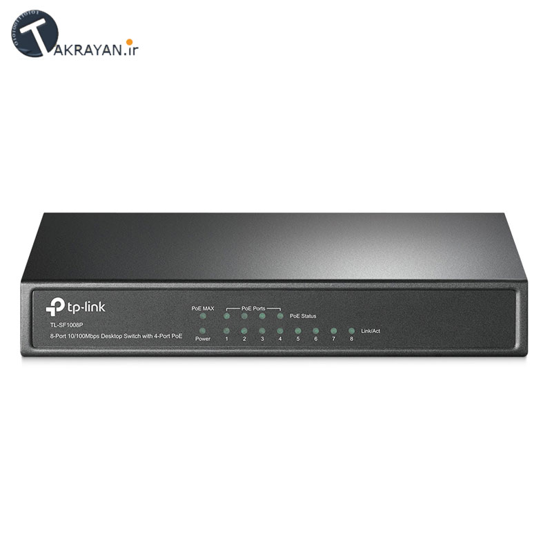 TP-Link TL-SF1008P 8-Port 10/100Mbps Desktop PoE Switch